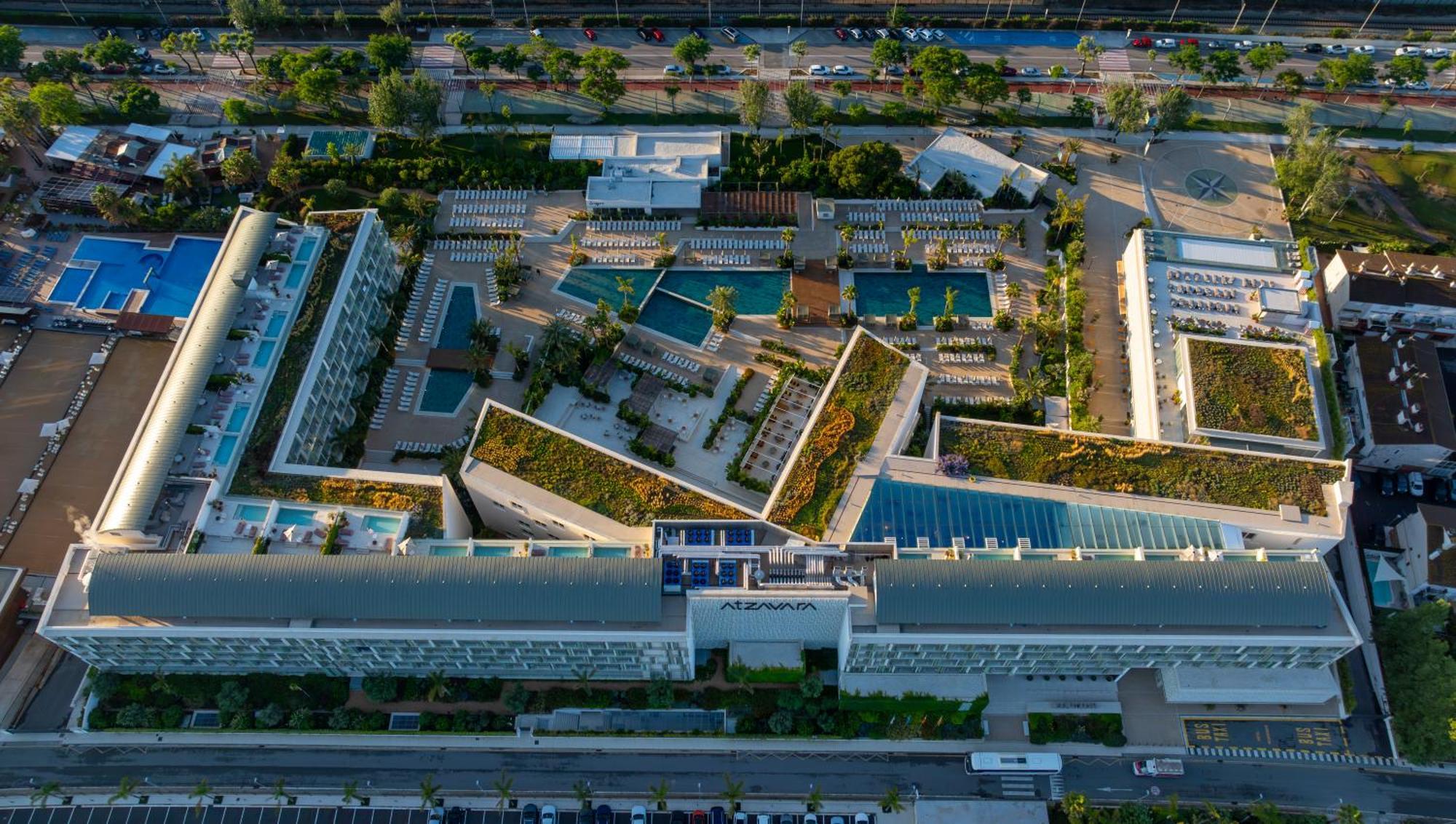 Atzavara Hotel & Spa Santa Susanna Eksteriør billede Aerial view of the hotel